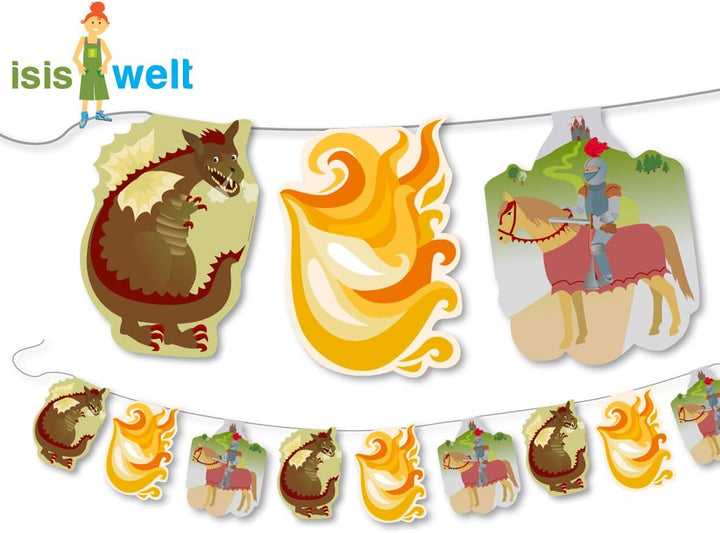 Partyset Ritter & Drache 61 tlg.