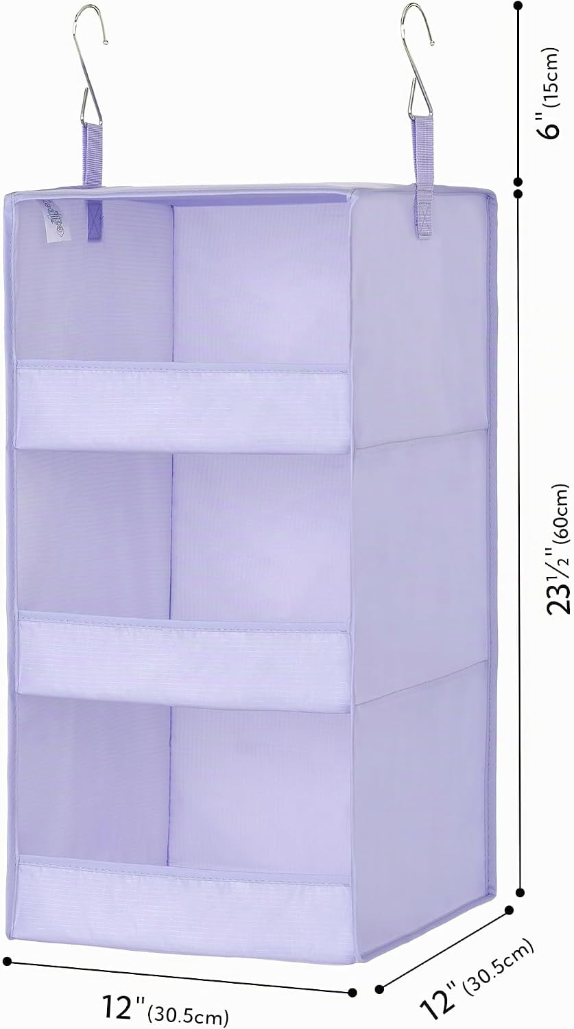 GRANNY SAYS Hängeaufbewahrung Organizer mit 3 Fächern, 1 Stück Hängeregal Schrank Organizer, Kleider