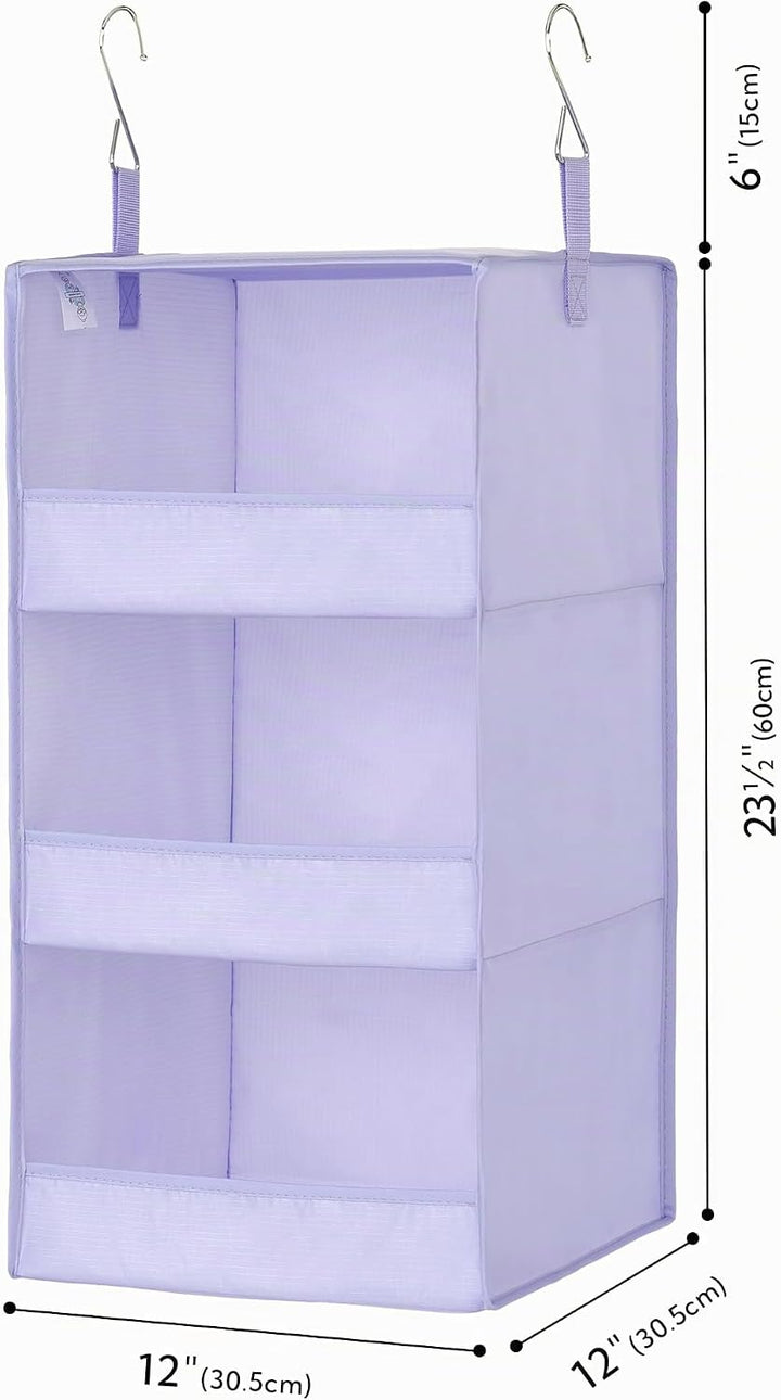 GRANNY SAYS Hängeaufbewahrung Organizer mit 3 Fächern, 1 Stück Hängeregal Schrank Organizer, Kleider