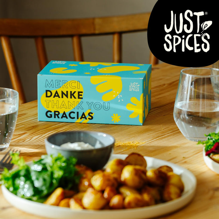 Just Spices Danke Gewürzbox I 6 vielseitige Gewürzmixe in einer Geschenkbox I Das perfekte Geschenk