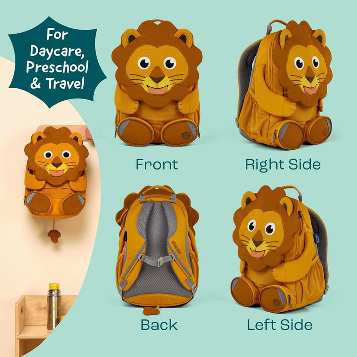 Affenzahn Kinderrucksack Grosser Freund | Kindergartenrucksack für Kinder von 3 bis 5 Jahren mit fun