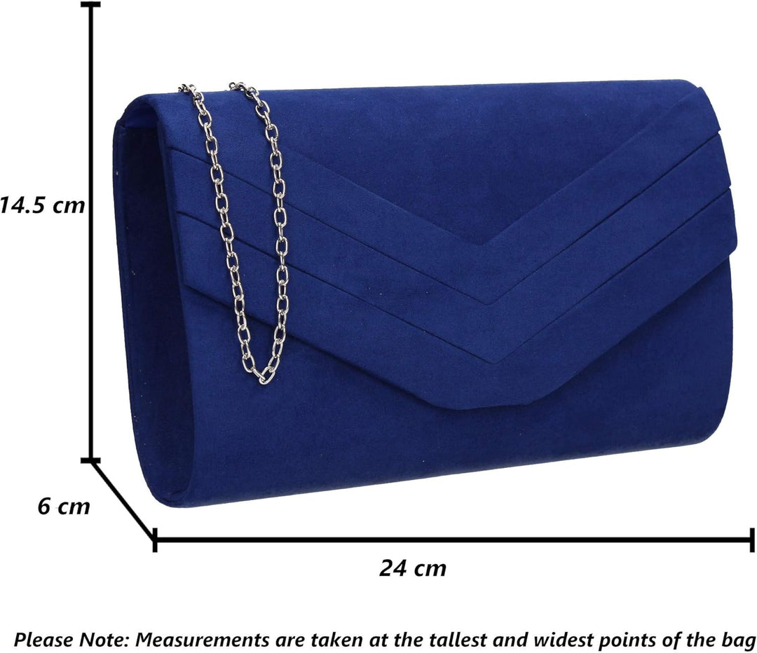 SwankySwans Damen Samantha Clutch Königsblau, Königsblau
