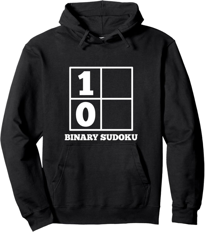 binär Sudoku Pullover Hoodie