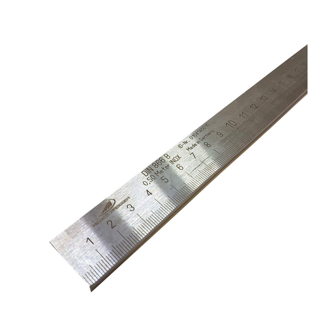 Helios Preisser 452201 Arbeitsmassstab DIN866/B aus Edelstahl, 500 mm, 500 mm