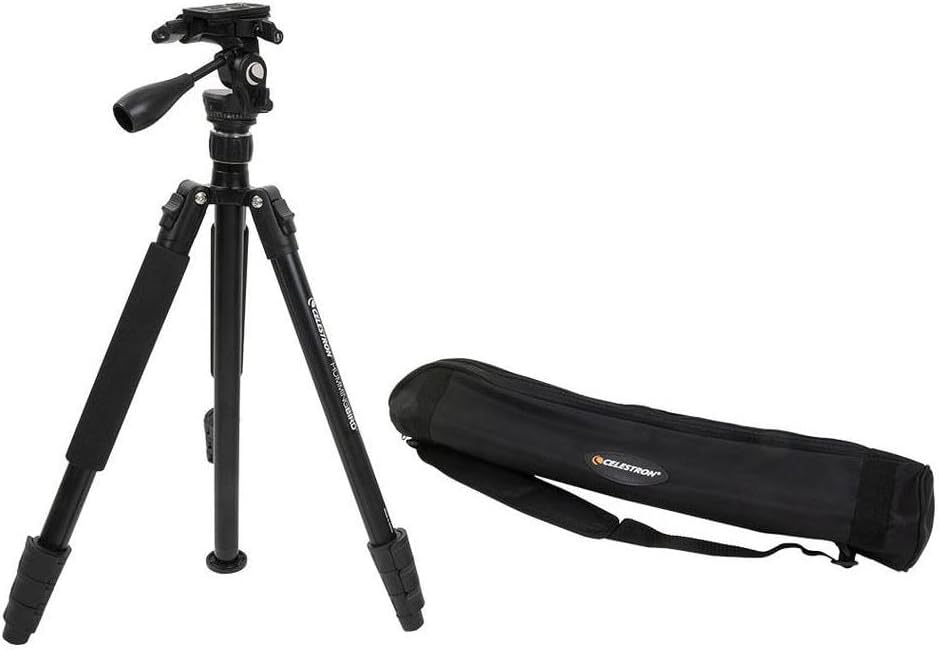 Celestron Kolibri 82051 Fast Action Pan NILT Head Tripod - Ausgezeichnete Wahl für Spektiv, Fernglas