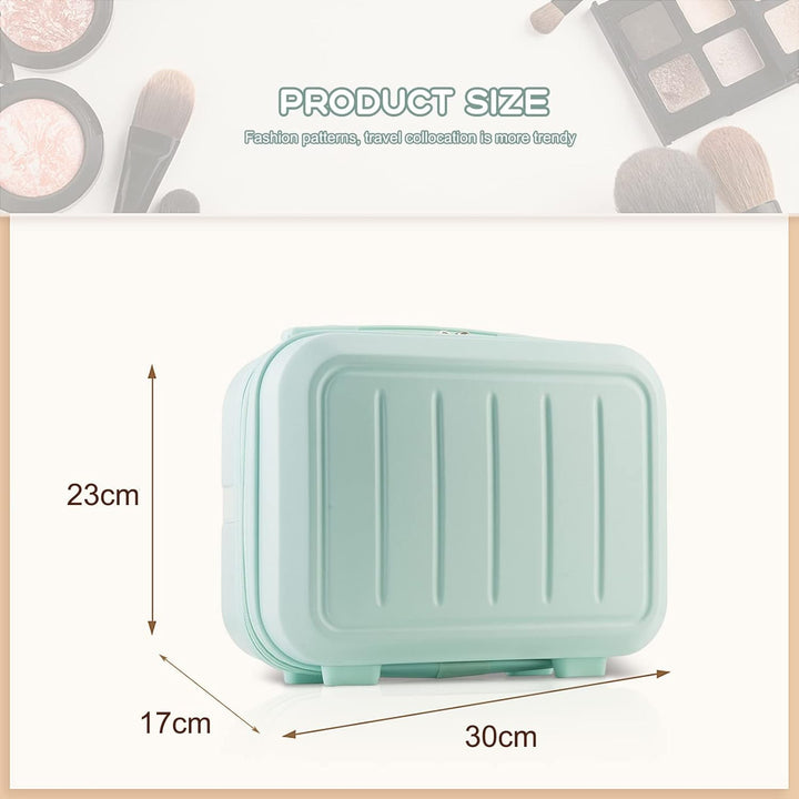 Balakaka Beauty Case Hard Shell Luggage Cosmetic Case Vanity Case Cosmetic Box Vanity Case with Larg