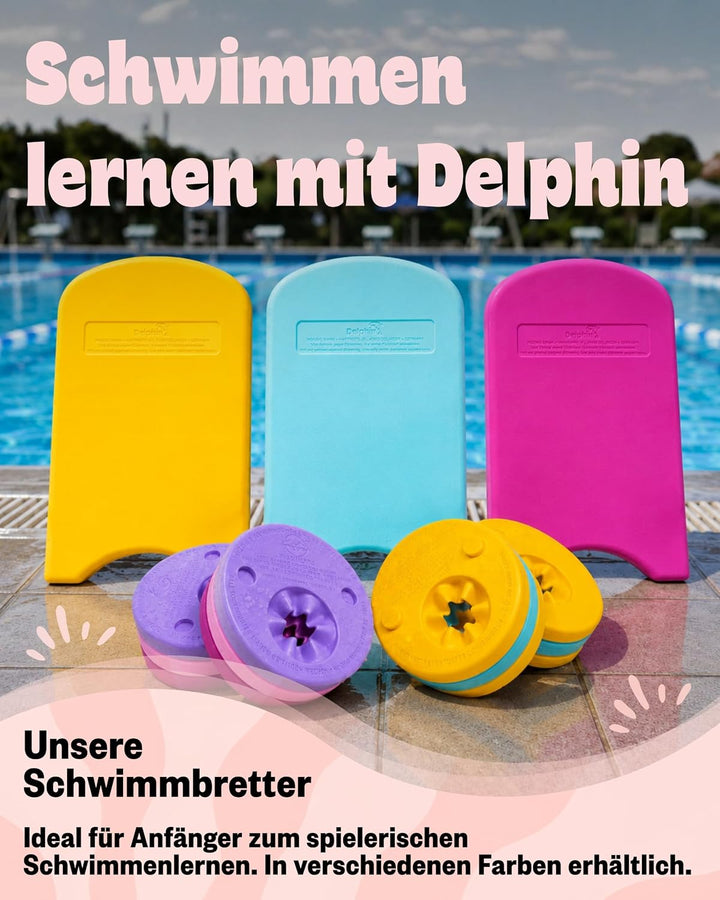 I TÜV geprüfte Schwimmlernhilfe für Kinder 1–8 Jahre I Sicherer Auftrieb ohne Luftverlust I Sofort e