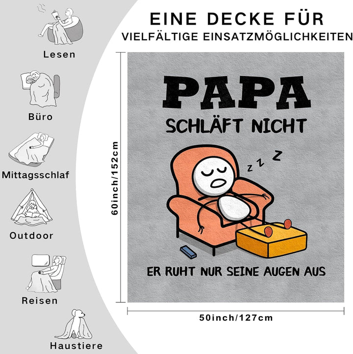 Papa Geschenk Weihnachten, Geburtstagsgeschenk für Papa, Geschenke für Vater zum Geburtstag, Kuschel