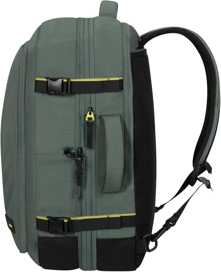 American Tourister Take2Cabin - Erweiterbarer Reiserucksack 17,3 Zoll, 55 cm, 42,5/48,5 l, Grün (Dar