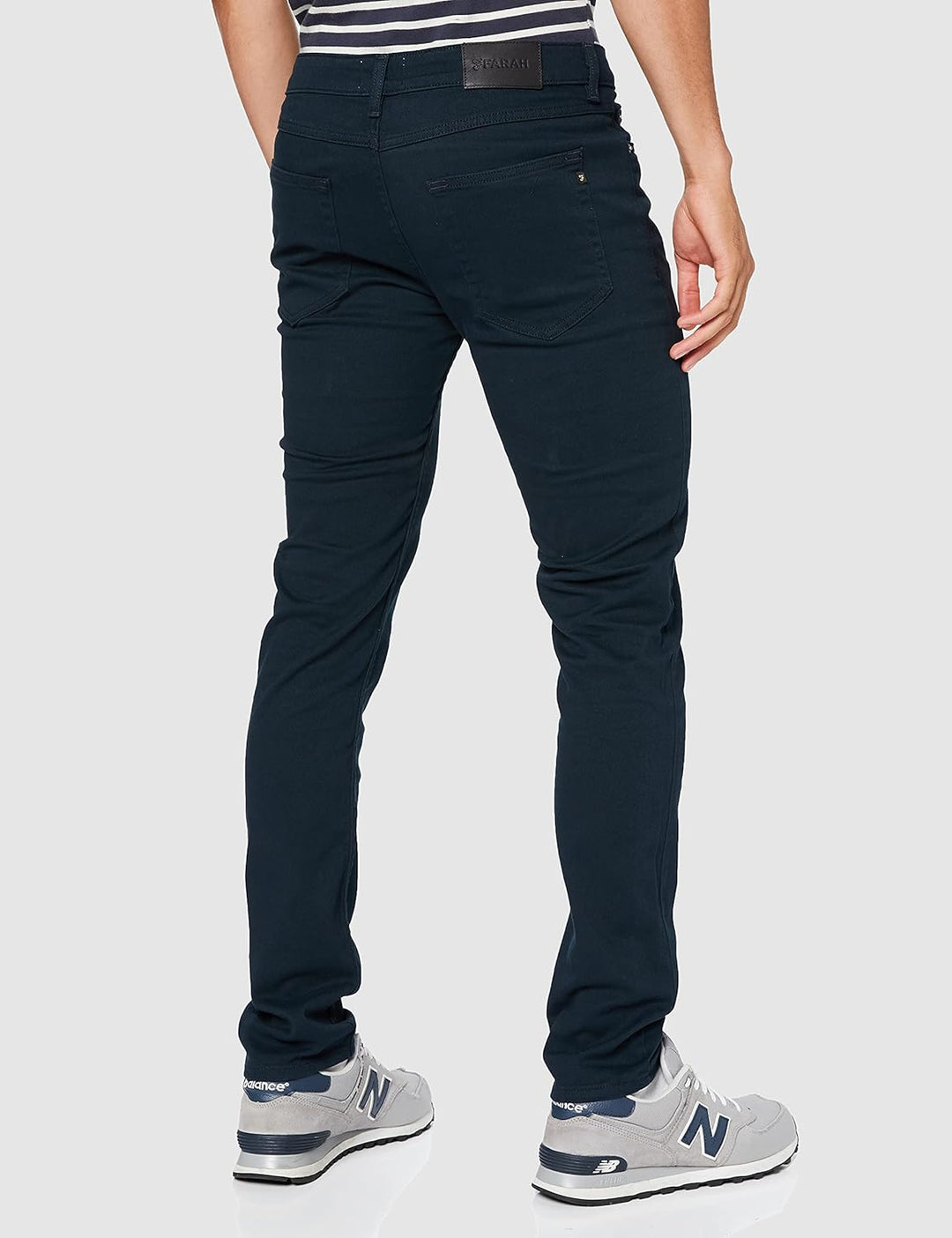 Farah Vintage Herren Hose 32W / 34L Blau (True Navy 412), 32W / 34L Blau (True Navy 412)