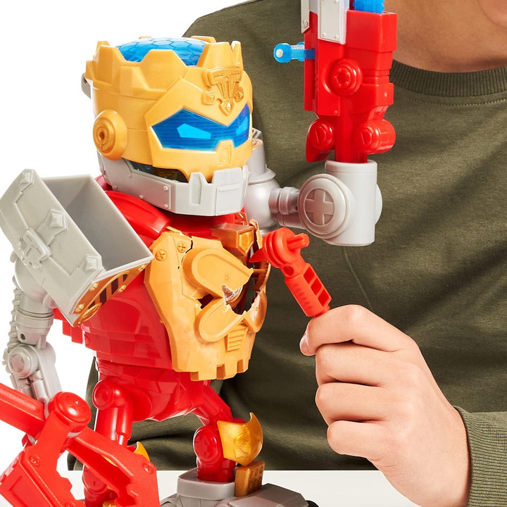 Treasure X Robots Gold Mega Treasure Bot Roboter mit Lichtern und Geräuschen; 25 spannende Abenteuer