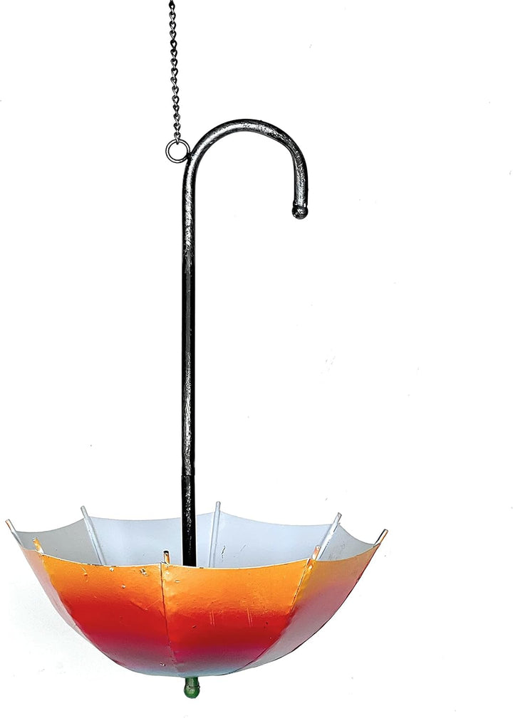 DanDiBo Blumenampel Metall Hängeampel mit Topf Innen Aussen Regenschirm Hängepflanzen 57 cm 96258 S