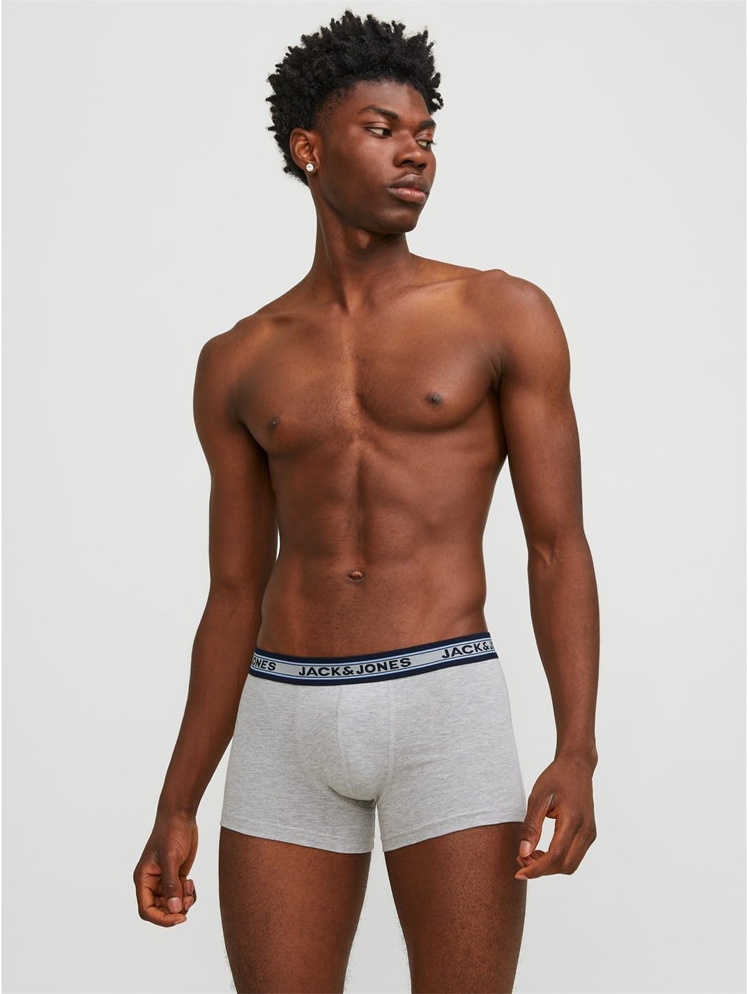 JACK & JONES Male Kurze Boxershorts 10er-Pack Kurze Boxershorts M Dark Grey Melange, M Dark Grey Mel