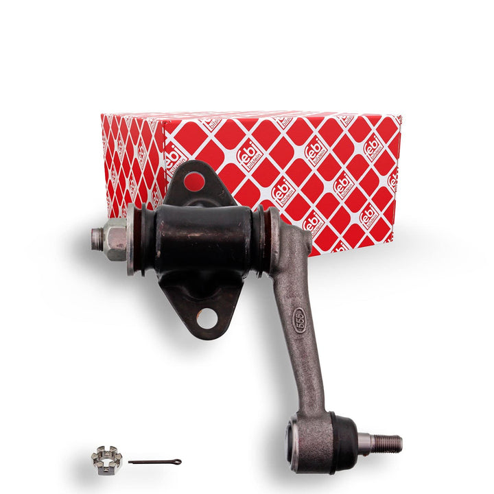 febi bilstein 42457 Lenkzwischenhebel mit Kronenmutter und Splint , 1 Stück