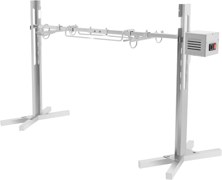 Rotisserie Grill Automatisch, Elektrogrill mit Drehspiess Griffen, Edelstahl Spanferkelgrill mit Mot