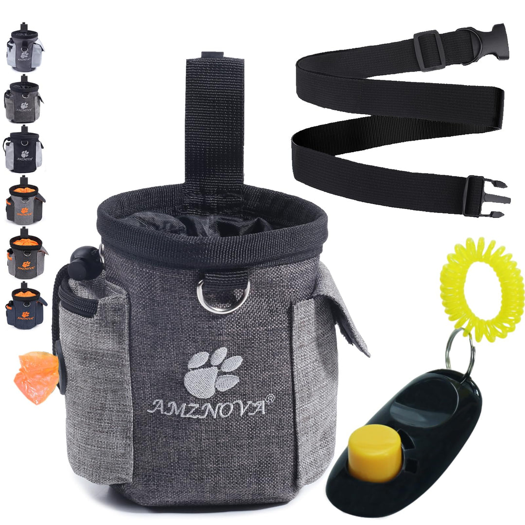 AMZNOVA Futterbeutel Hund Treatnow Leckerlitasche für Hunde, Futterbeutel Hundetraining für Training