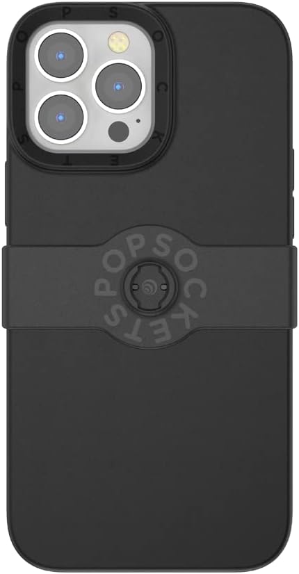 PopSockets: PopCase Hülle für iPhone 13 Pro Max mit Abnehmbarem PopGrip Slide Sockel und Griff mit A