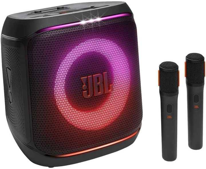 JBL, PartyBox Encore Essential 2 Mikrofon, Lichtshow, Bluetooth, tragbar, spritzwassergeschützt, bis
