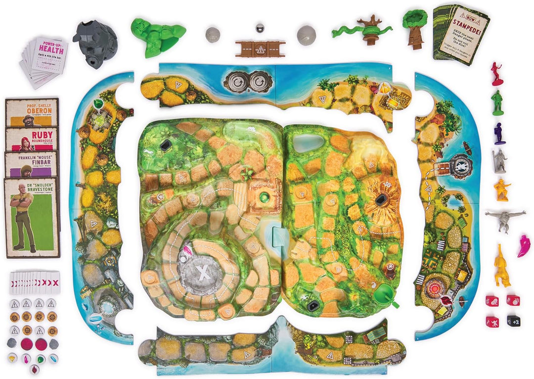 Spin Master Games - Jumanji Stampede - grosses kooperatives 3D-Abenteuerspiel für die ganze Familie,