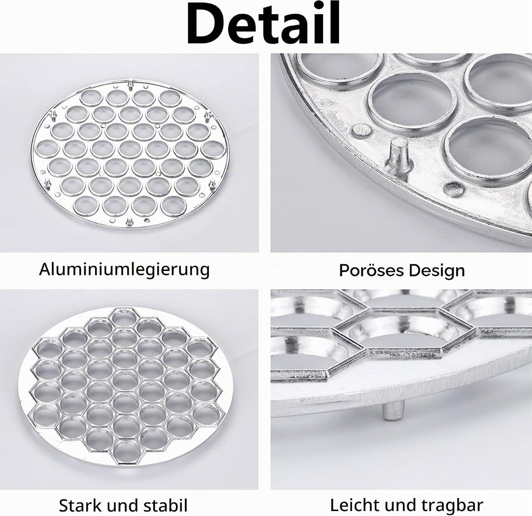 Niuhong Teigpresse Gefüllte Teigtaschen Nudel Ravioli Form Pelmeni Fleisch Ravioli Maker Mold DIY Kn