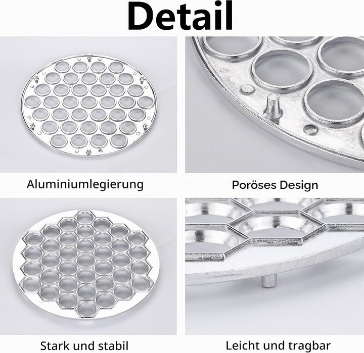 Niuhong Teigpresse Gefüllte Teigtaschen Nudel Ravioli Form Pelmeni Fleisch Ravioli Maker Mold DIY Kn