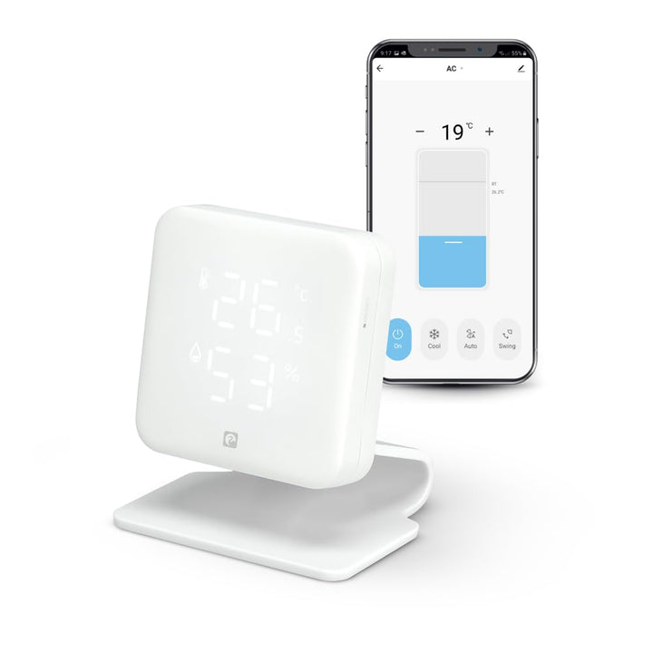 Garza - Smarthome – Smarter WLAN-Infrarot-IR-Controller (2,4 GHz) für Klimaanlagen mit Temperatur- u