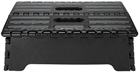 Compact Faltbarer Hocker aus Kunststoff, Fussstütze für Küche, Bad, Garten, Zuhause