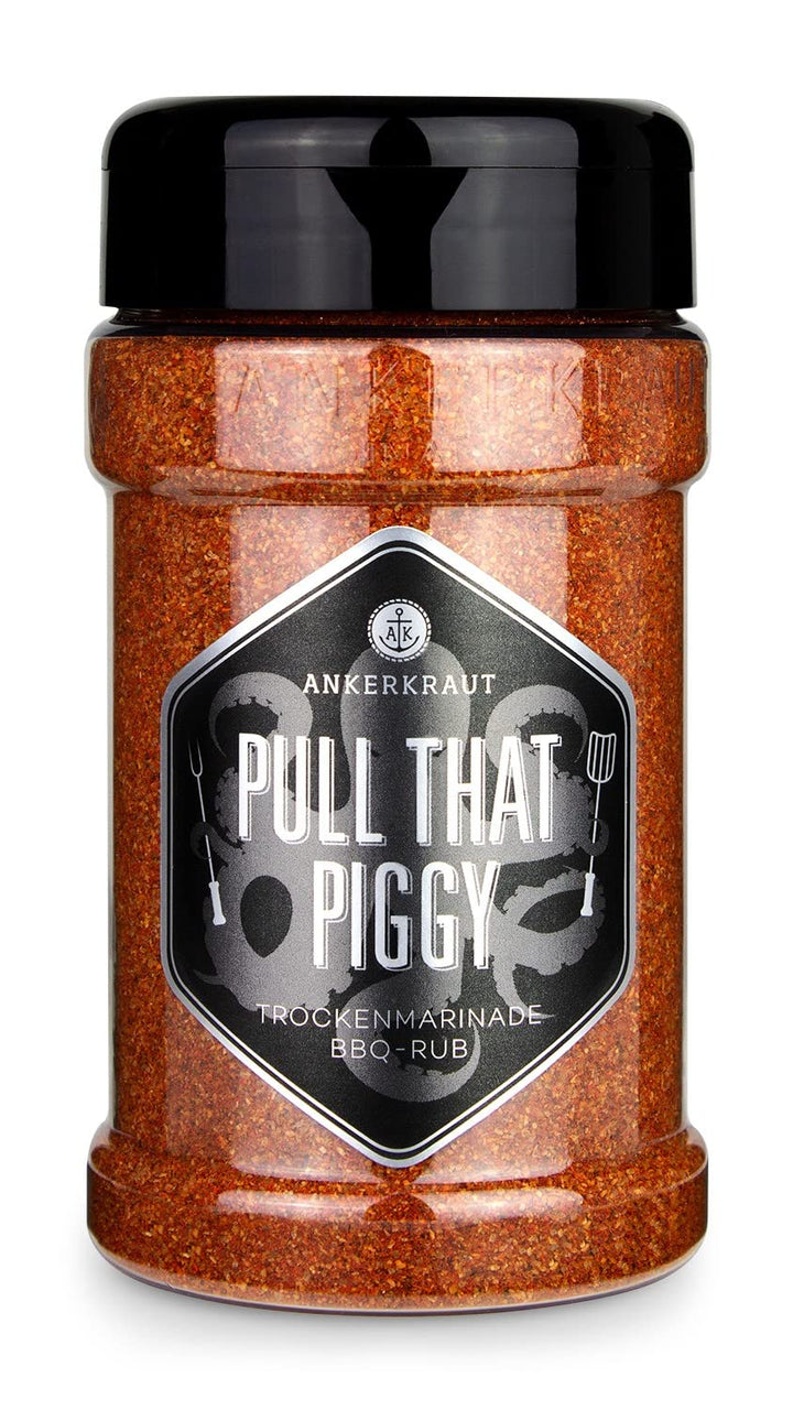 Ankerkraut Grill Set mit 6 Streuern, mit Premium-Gewürzmischungen und BBQ-Rubs, Geschenk-Set mit Sal