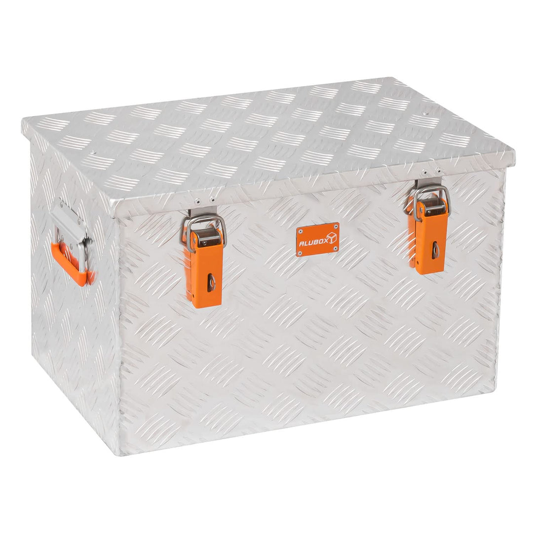 alubox Werkzeugkiste Riffelblech ABX-RL67 Aluminium 1,5mm Werkzeugkiste leicht und robust 67 Liter 0