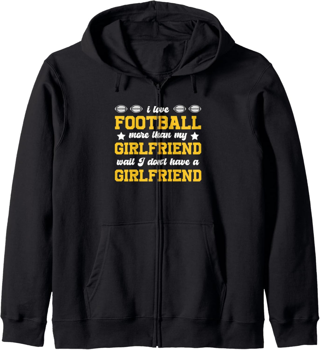American Football Sports Fussball Spieler Freundin Kapuzenjacke