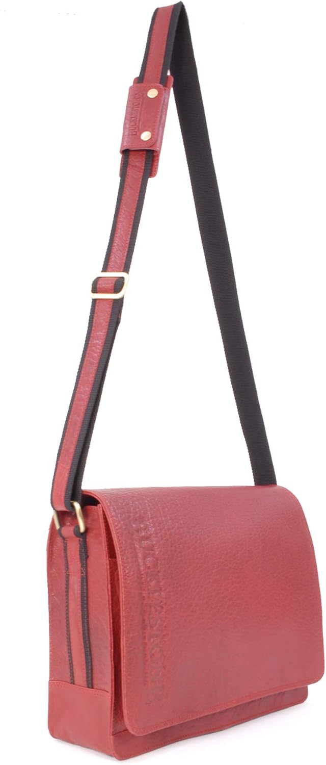 Bucklestone - Umhängetasche/Messenger/Schultertasche - Laptop/iPad/Tablet PC - Leder - LANCASTER (M)