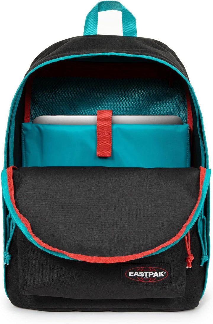 EASTPAK Unisex Out Of Office Sac à dos (1er Pack) Kontrast Aqua Red, Kontrast Aqua Red