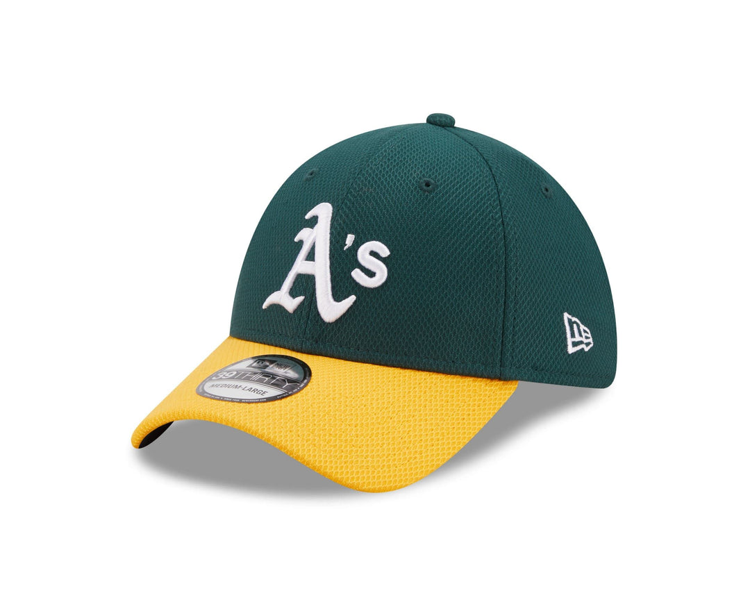 New Era Oakland Athletics MLB Diamond Era DarkGreen 39Thirty Stretch Cap, #2-28738