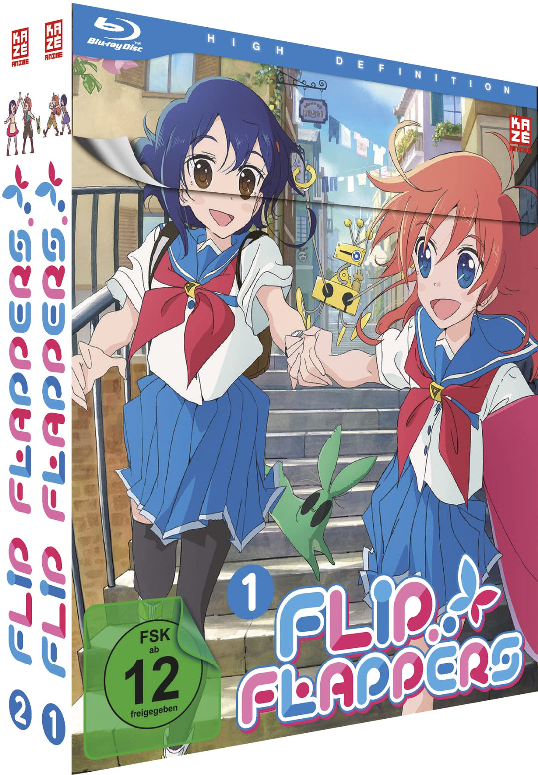 Flip Flappers - Gesamtausgabe - Bundle - Vol.1-2 - Blu-ray, Blu-ray