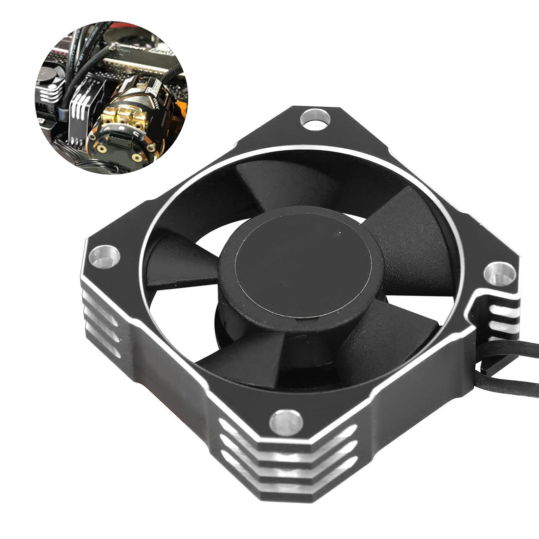 Motorlüfter, ROCKET 35mm 21000RPM Motorlüfter 8.5V Brushless Motor Fit für 1/10 1/12 1/8 RC Sensored