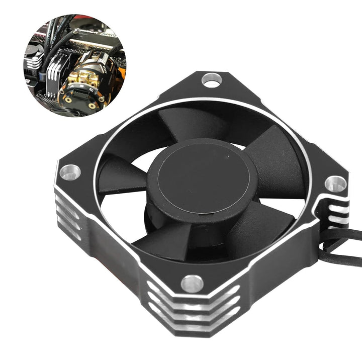 Motorlüfter, ROCKET 35mm 21000RPM Motorlüfter 8.5V Brushless Motor Fit für 1/10 1/12 1/8 RC Sensored
