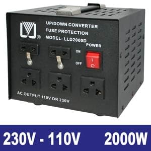 2000W USA Spannungswandler 230/220V auf 110V step-down /