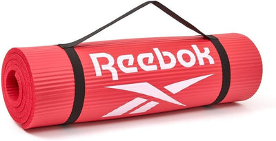 Reebok Trainingsmatte - Rutschfeste Gymnastikmatte aus natürlichem Gummi in 7mm, 10mm, 15mm und vers