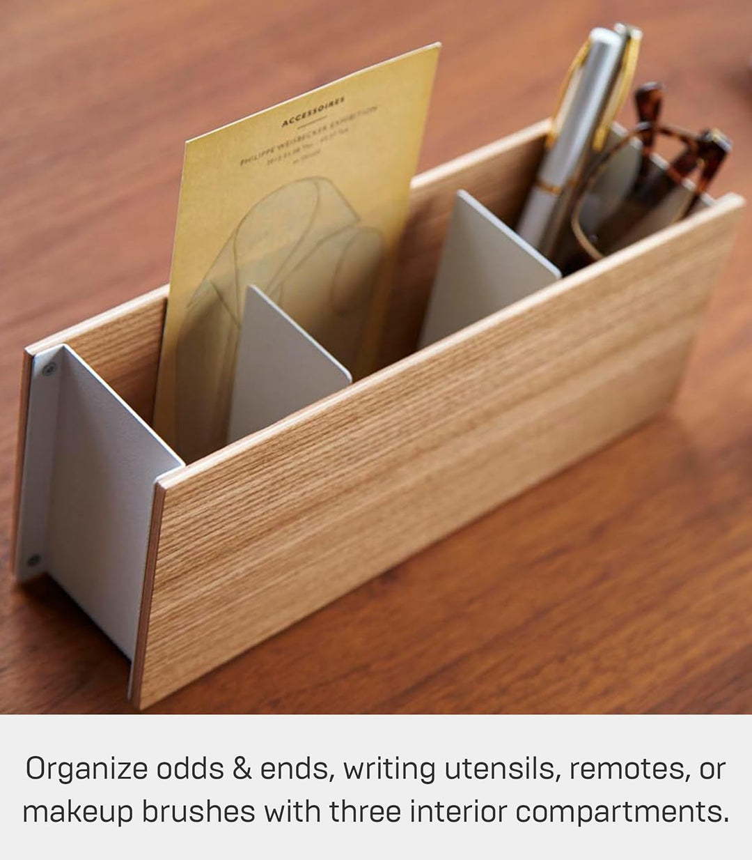 Pen &amp; Remote Rack - Rin - natural Weiss, Weiss
