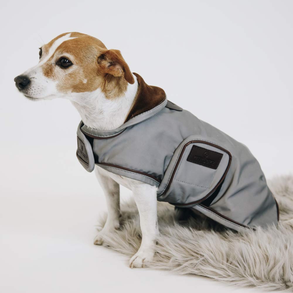 Kentucky Dogwear Hundemantel refklektierend/wasserabweisend, Grösse:S/M, Farbe:grau S/M grau, S/M gr