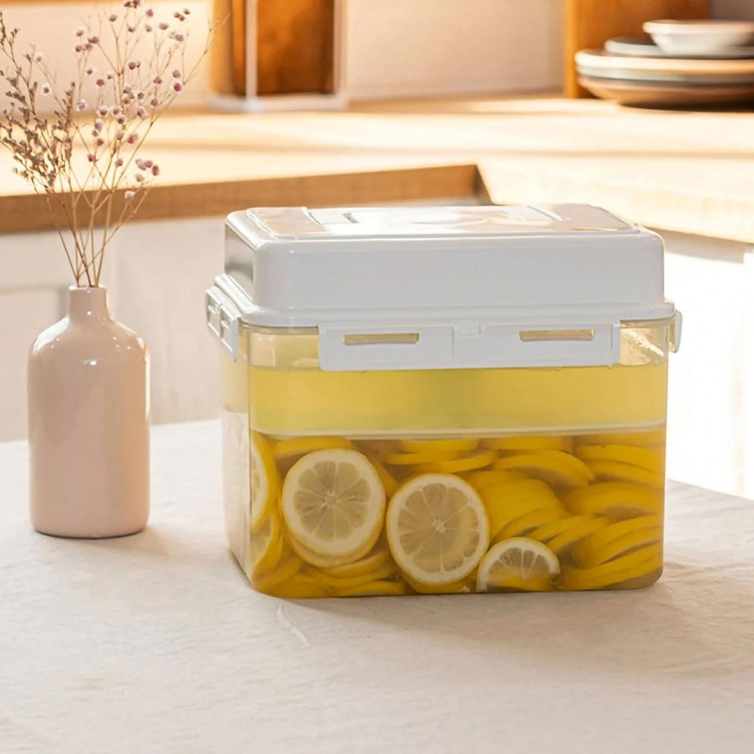 5L Gärungslagerbehälter, Kimchi Behälter, Sauerkraut Gärungs- und Lagerbehälter mit Versiegeltem Dec