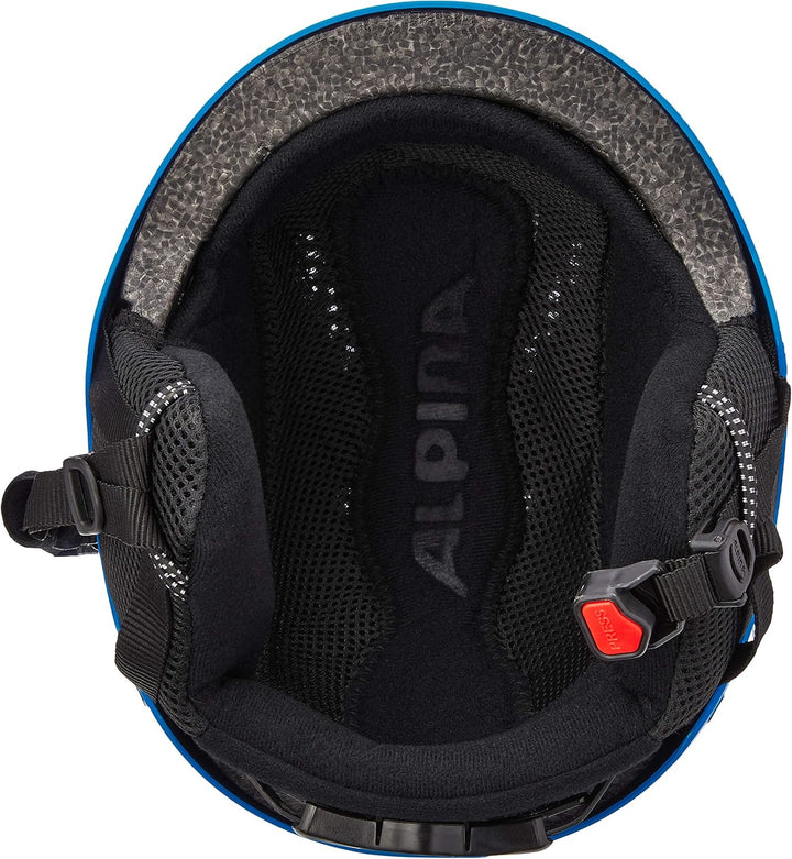 ALPINA ZUPO - Sicherer, Stossabsorbierender, Belüfteter & Schlagfester Skihelm Für Kinder blue matt