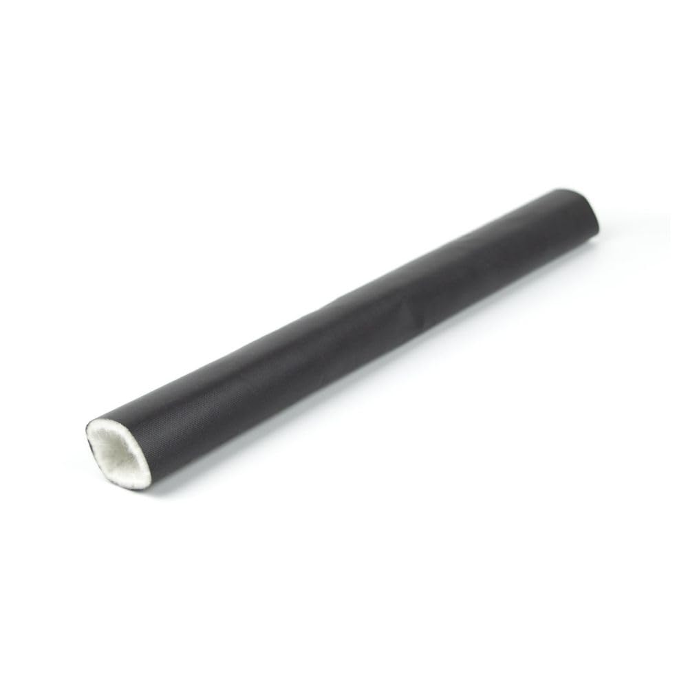 PUNDMANN Glasfaser Hitzeschutzschlauch – für 38mm Abgasrohr – 55x55x1000mm – hitzebeständig bis 400°