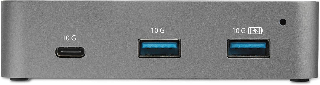 StarTech.com 4-Port-USB-C-Hub (10 Gbit/s, 3x USB-A und 1x USB-C, 1m Hostkabel, powered, mit Netzteil