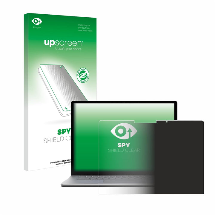 upscreen Anti-Spy Blickschutzfolie für Microsoft Surface Laptop 6 13.5" Made in Germany, Privacy Scr