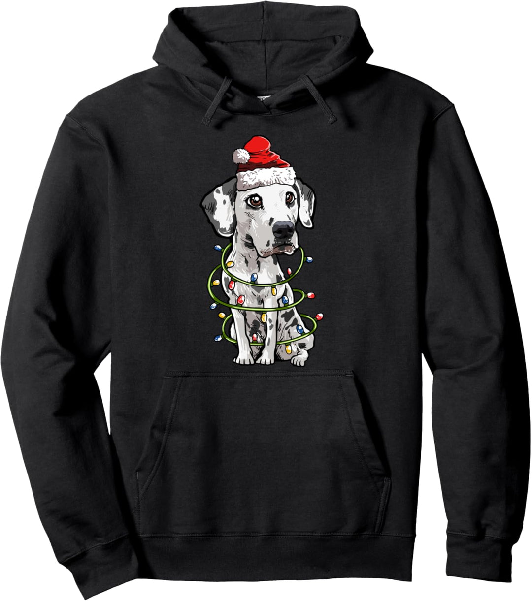 Dalmatiner Weihnachten Geschenk X-Mas Hunde Kostüm Pullover Hoodie