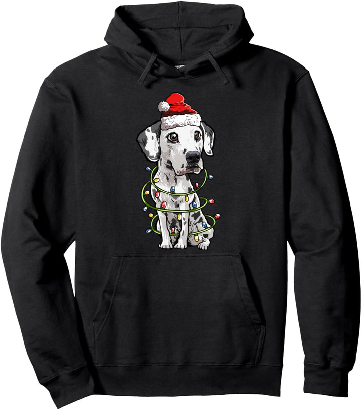 Dalmatiner Weihnachten Geschenk X-Mas Hunde Kostüm Pullover Hoodie