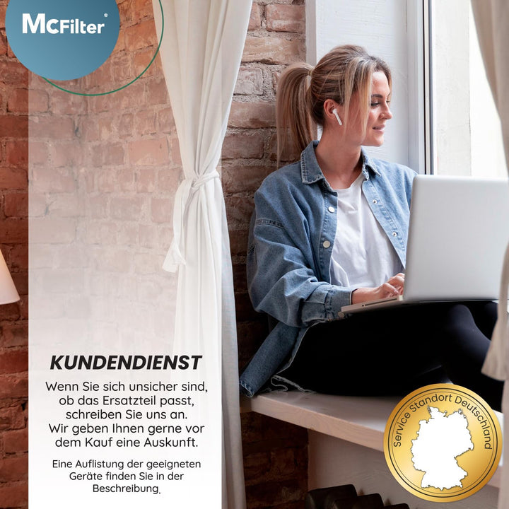 McFilter | 3 HEPA Filter + 3 Motorfilter geeignet für Miele Staubsauger GN Serie S4 S5 S6 S8, Comple