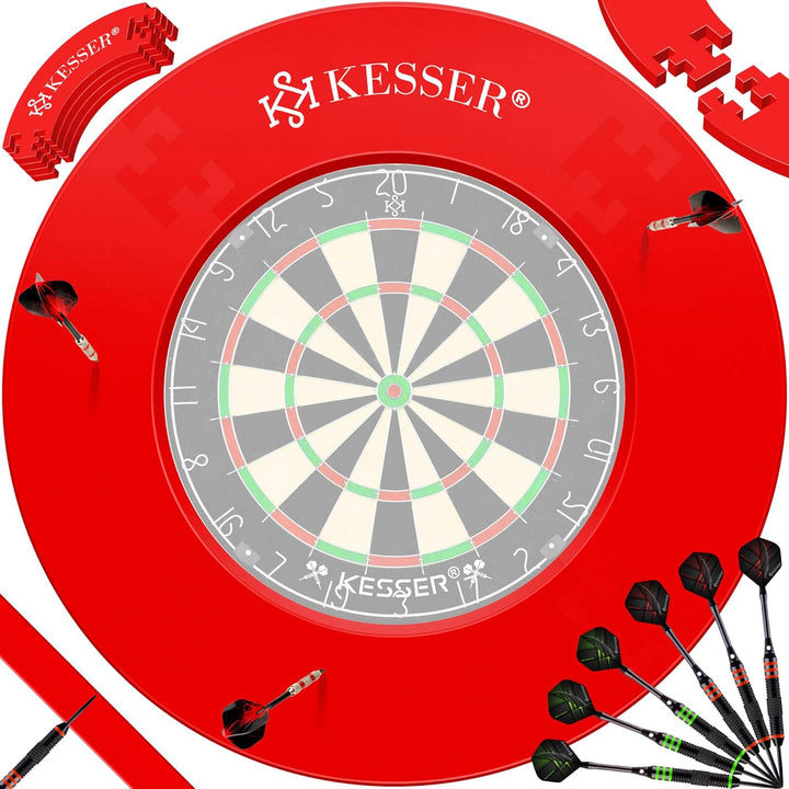 KESSER® Dartscheibe Catchring Schutzring Ø45cm | Auffangring rund Stabiler Wandschutz Zubehör | pass