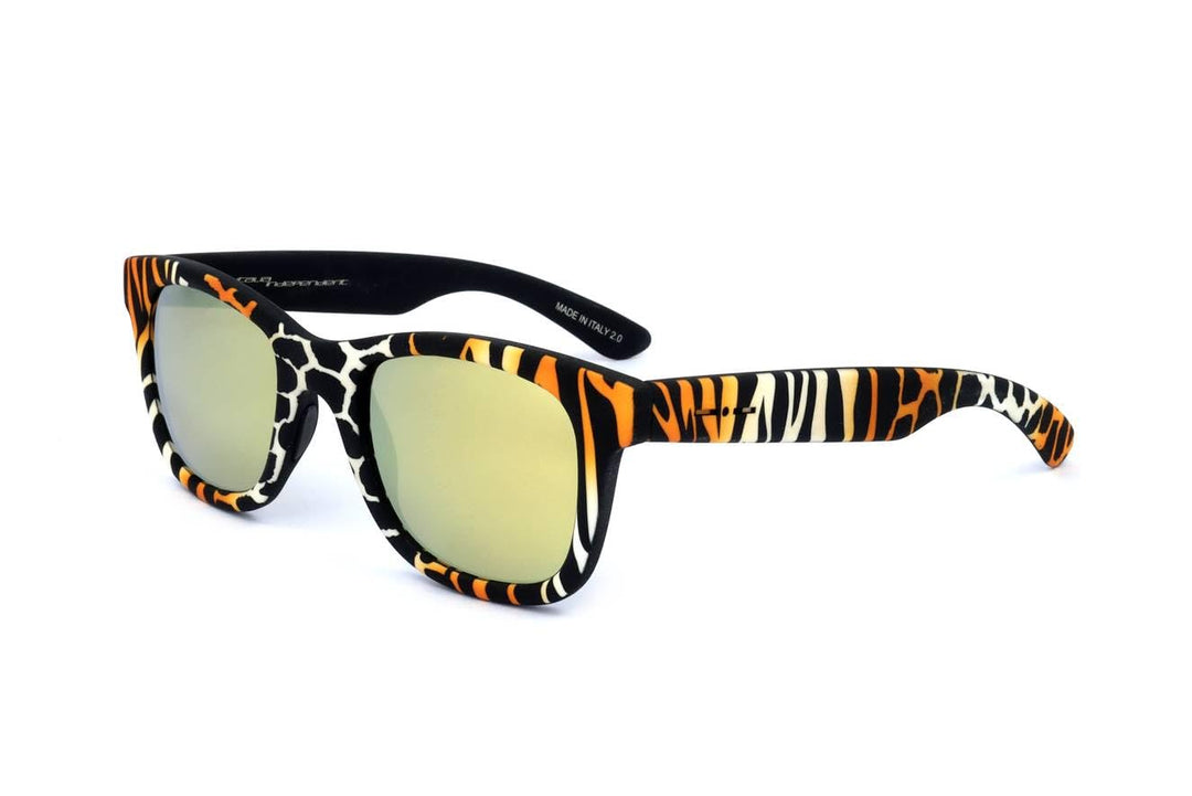 Italia Independent Unisex-Erwachsene 0090-ZEF-001 Sonnenbrille, Orange (Naranja), 50.0